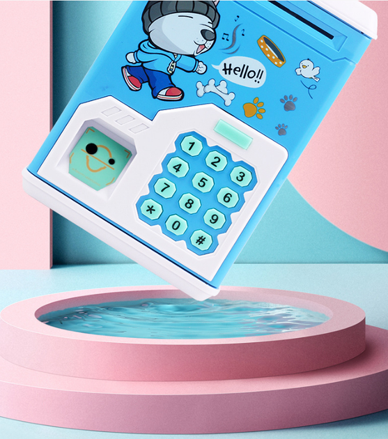 Скарбничка-сейф з кодовим замком 21х14,5х13 см (EL-510-13) - фото 2