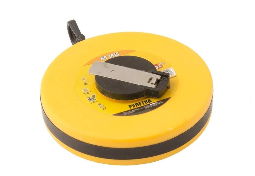 Рулетка MasterTool полотно зі скловолокна 10 м 13 мм (69-1013)