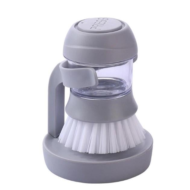 Щітка для посуду з дозатором для миючого засобу Kitchen Master Cleaning Pot Brush (2022086771)