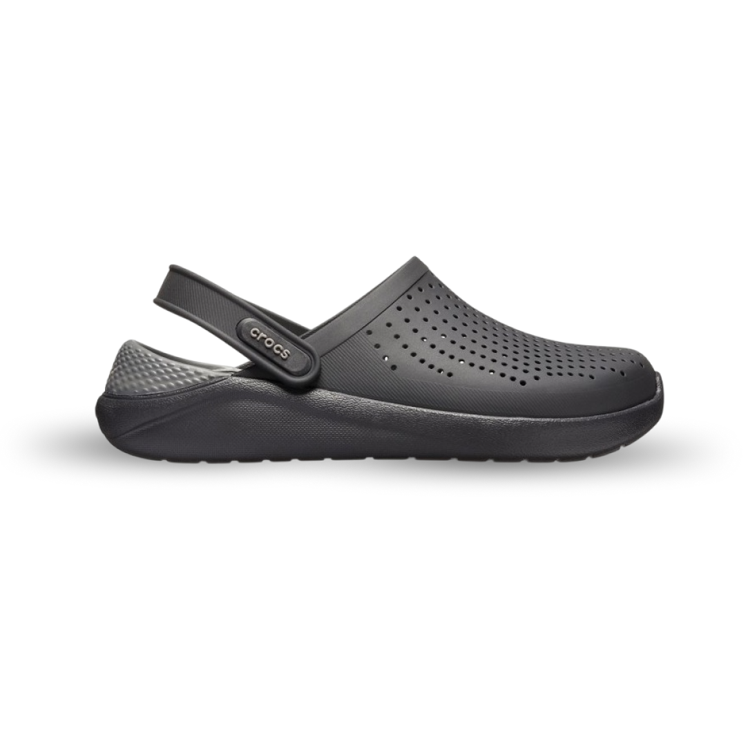 Сабо Crocs LiteRide Clog Black/Slate Grey р. 44 M11 28,4-29,1 см Чорний (32147381)