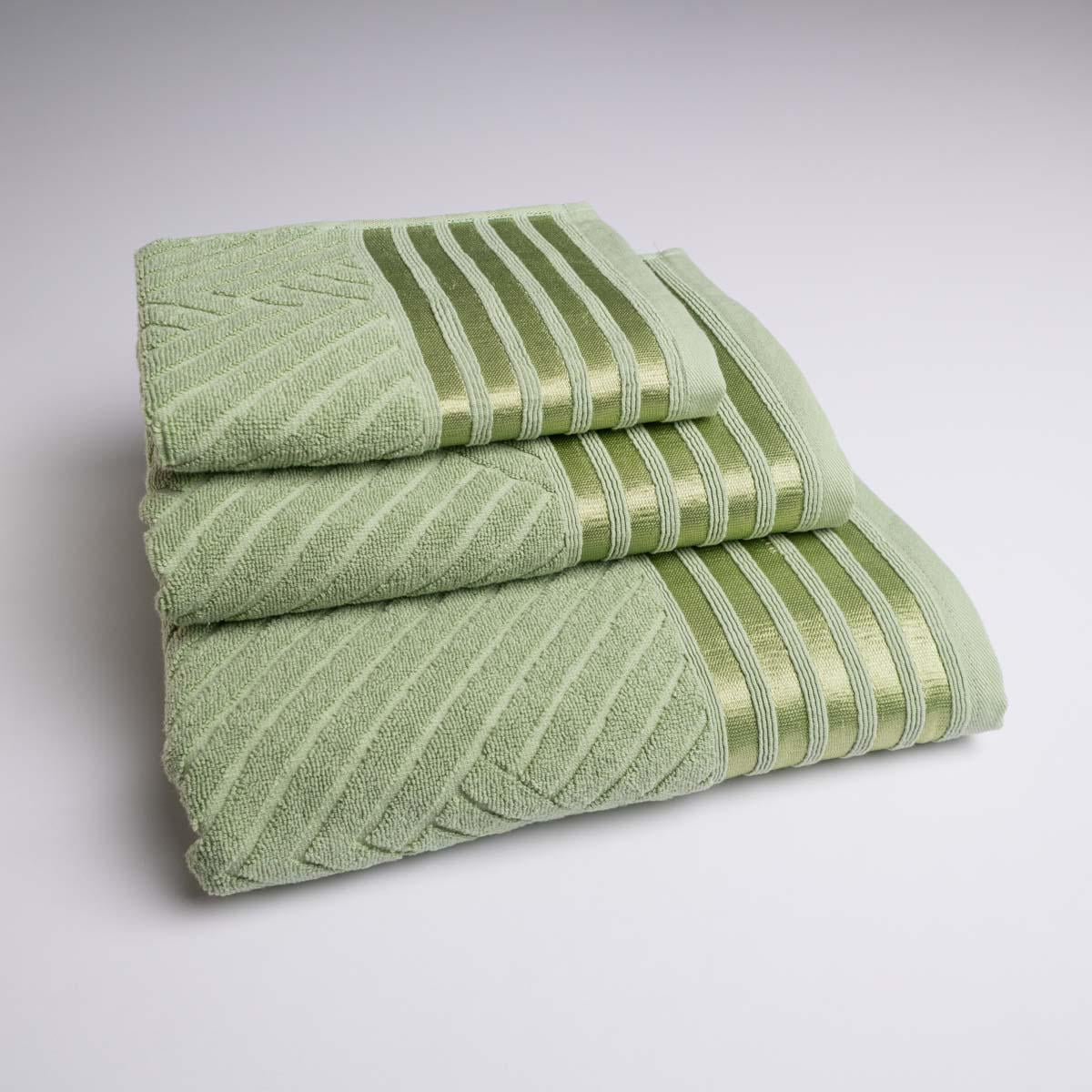 Набор махровых полотенец GM Textile SOFT 40х70/50х90/70х140 см 500 г/м2 3 шт. Мятный (rms500-k3-mint)