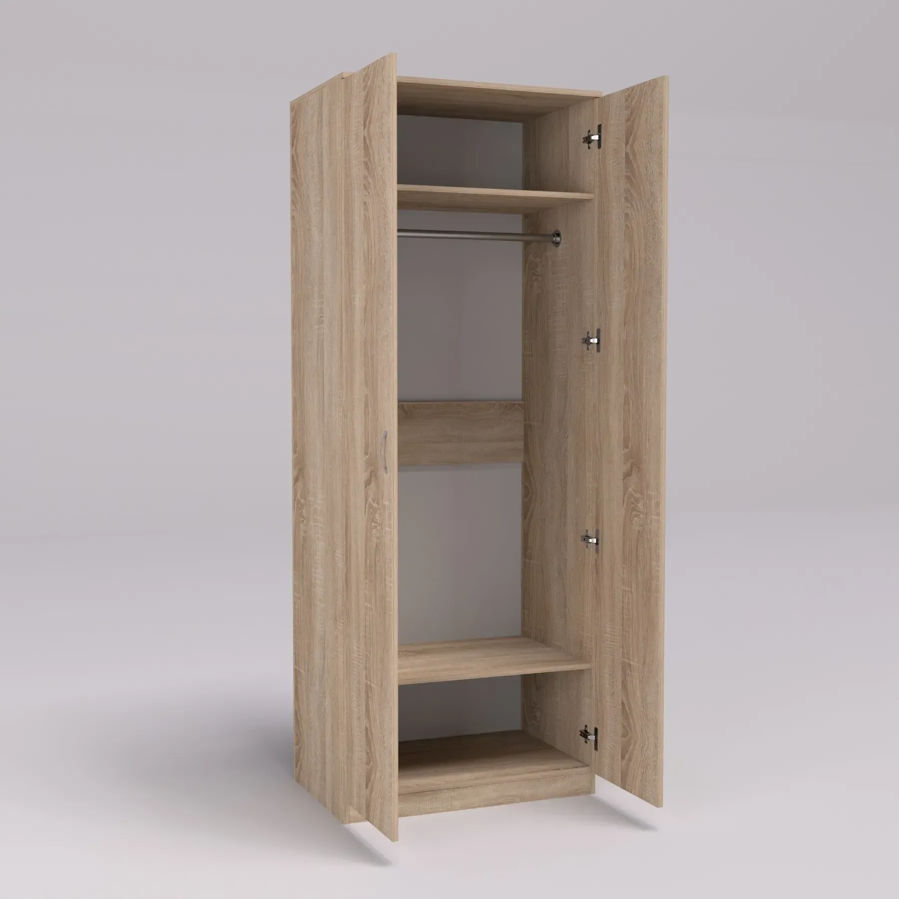 Шафа офісна Kontinent ОШ-1 800х520х2100 мм Дуб Сонома (53346372)