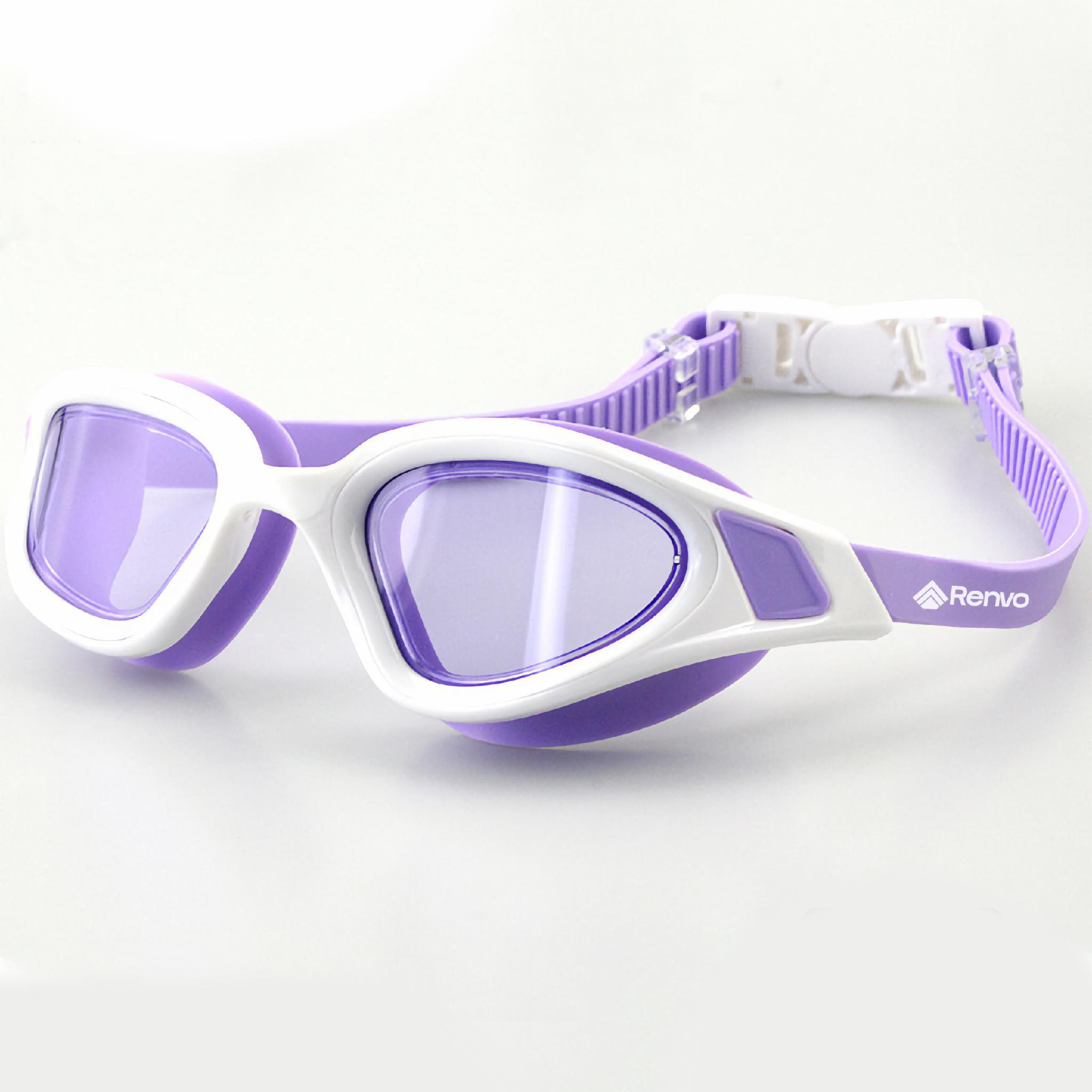 Очки для плавания Renvo Javari Anti-fog OSFM Фиолетовый/Белый (2SG300-09)