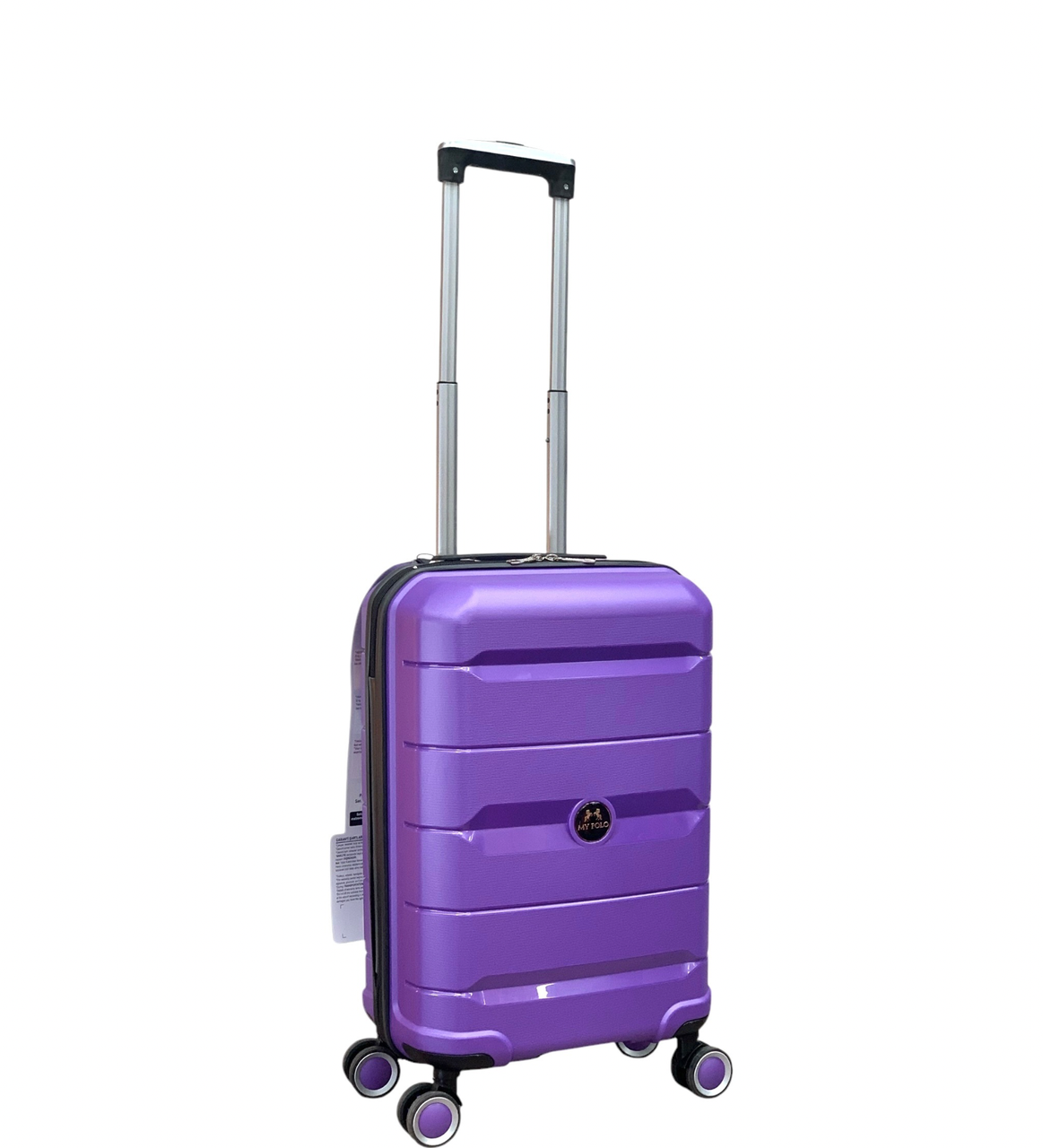 Валіза my Polo PP009-S поліпропілен ручна поклажа на 4-х подвійних колесах маленька S 50 л