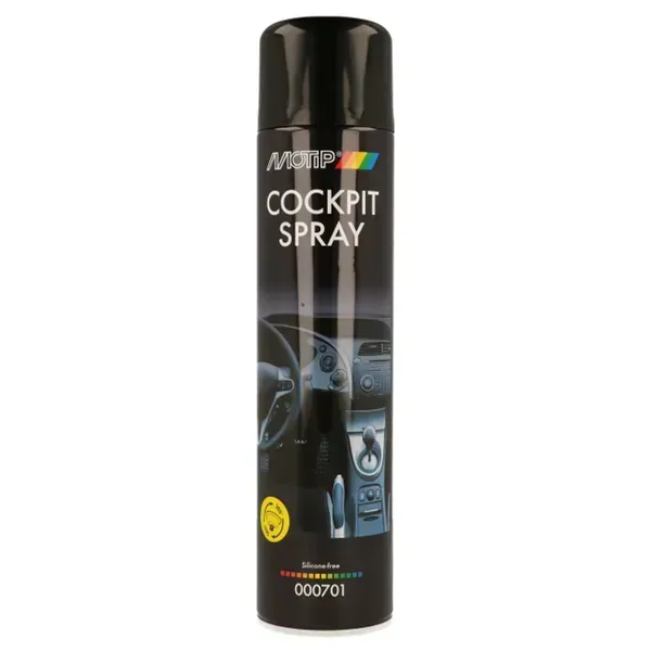 Очиститель для приборной панели Motip Cockpit Spray аэрозоль 600 мл (000701)