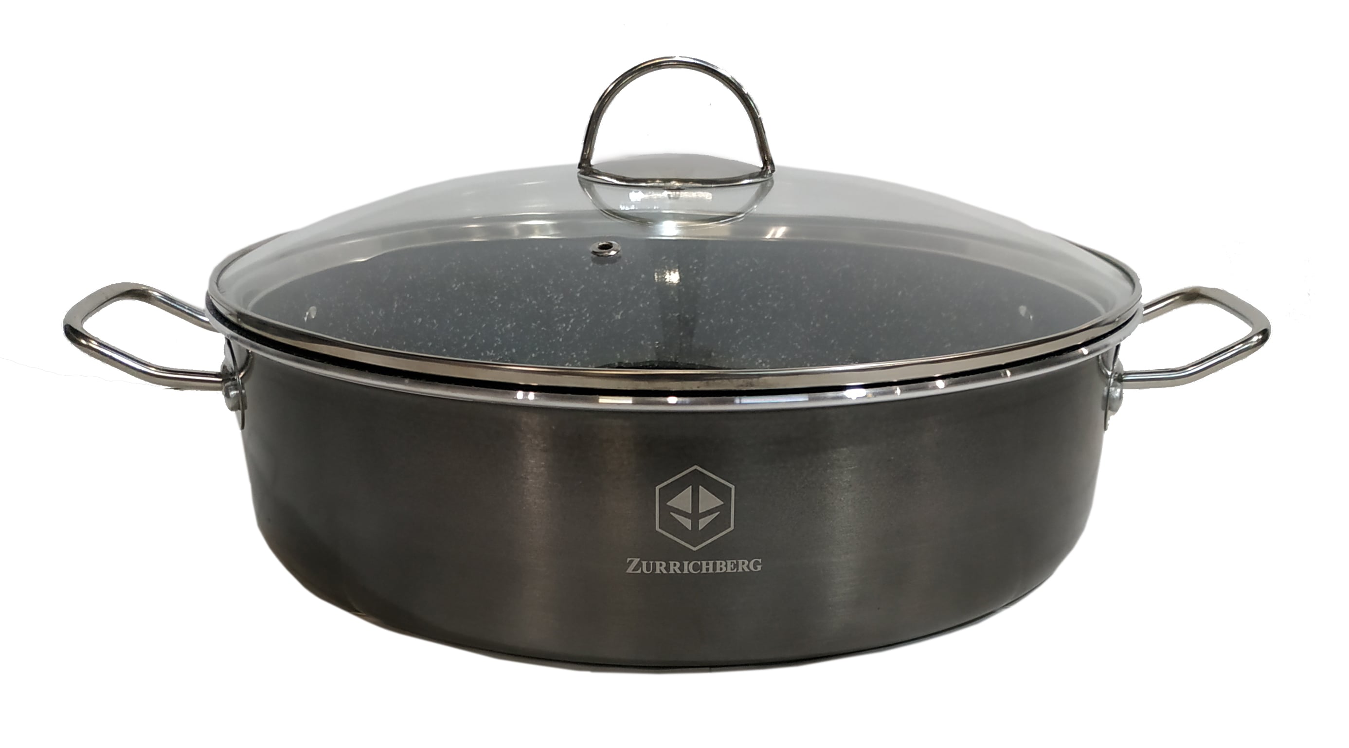 Сотейник с крышкой Zurrichberg 11,9 л (ZBP-7123 Gray)