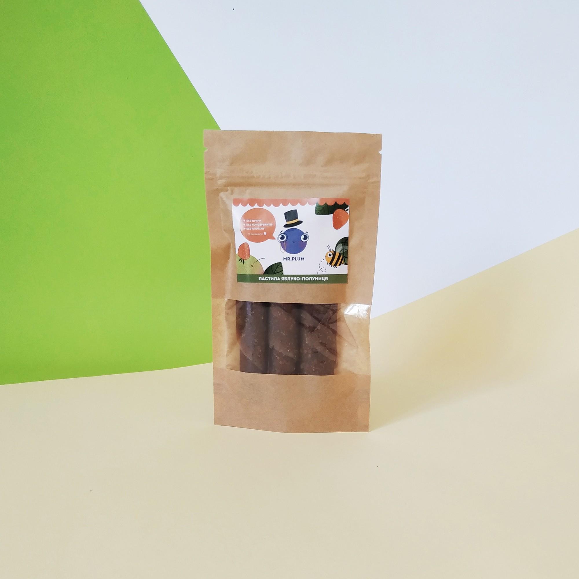 Пастила натуральная Mr.Plum Яблоко-Клубника 50 г - фото 2