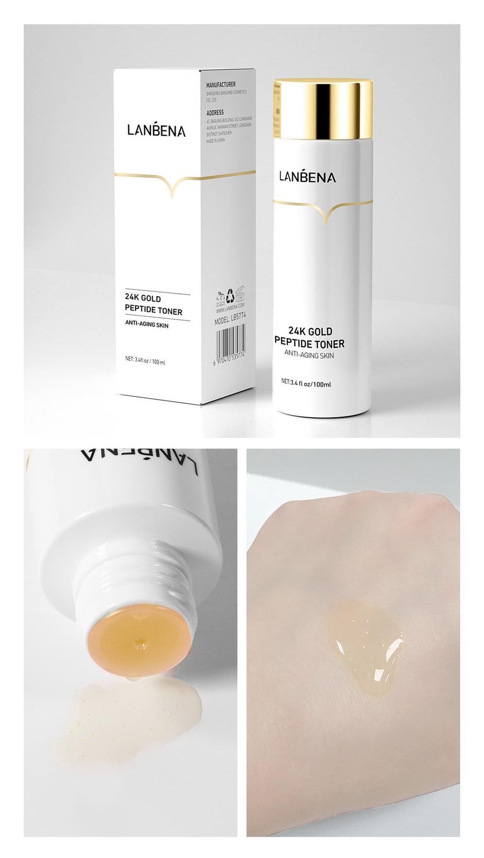 Тонер Lanbena с покрытием цвета 24 каратного золота (952744868) - фото 3 Тонер Lanbena с покрытием цвета 24 каратного золота (952744868) - фото 3