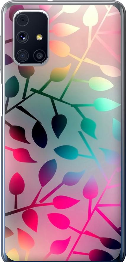 Чехол на Samsung Galaxy M31s M317F Листья (2235t-2055-42517)