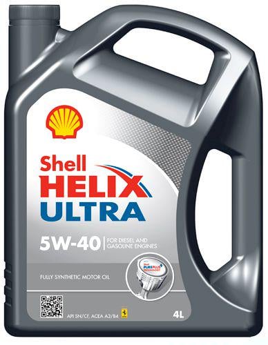 Моторное масло Shell Helix Ultra 5W-40 4 л