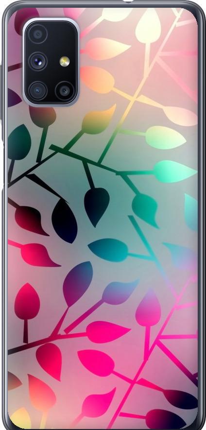 Чехол на Samsung Galaxy M51 M515F Листья (2235u-1944-42517)