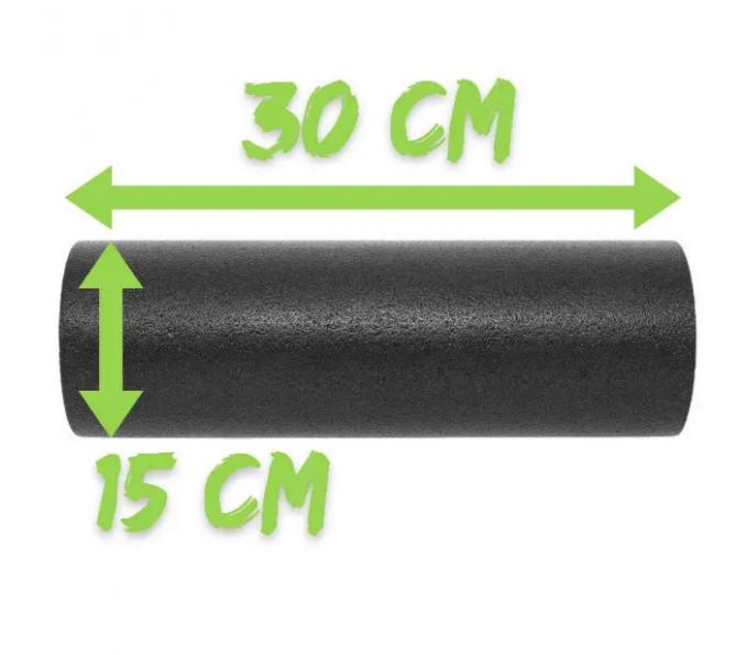 Набор для массажа PowerPlay PP-4094 EPP ролик 30x15 см/2 мяча/резинка 5,5 кг Green (PP_4094_Green) - фото 2