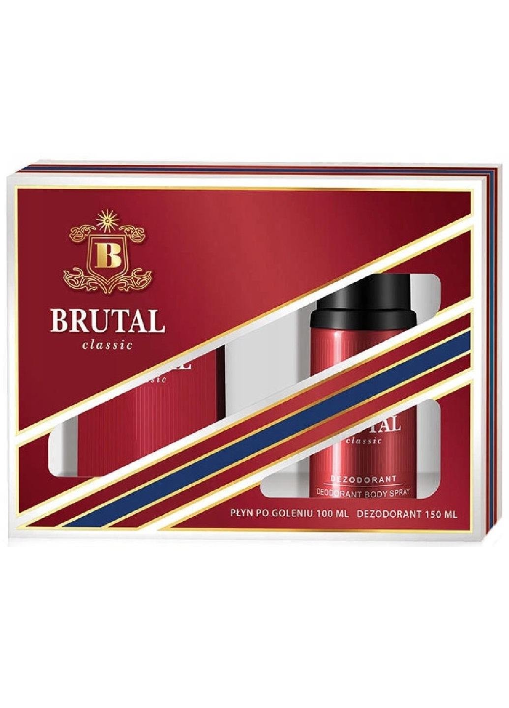 Лосьон после бритья La Rive Brutal Classic + дезодорант 150 мл (Е-00866)