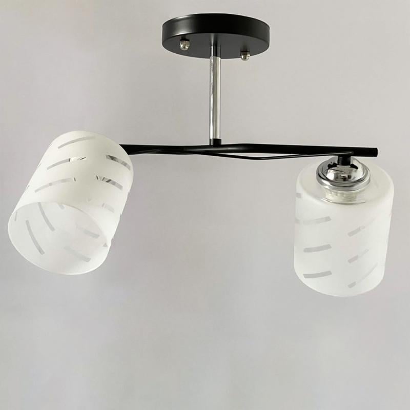 Люстра стельова Light House SW-18155/2 400х200х290 мм Чорний/Хром