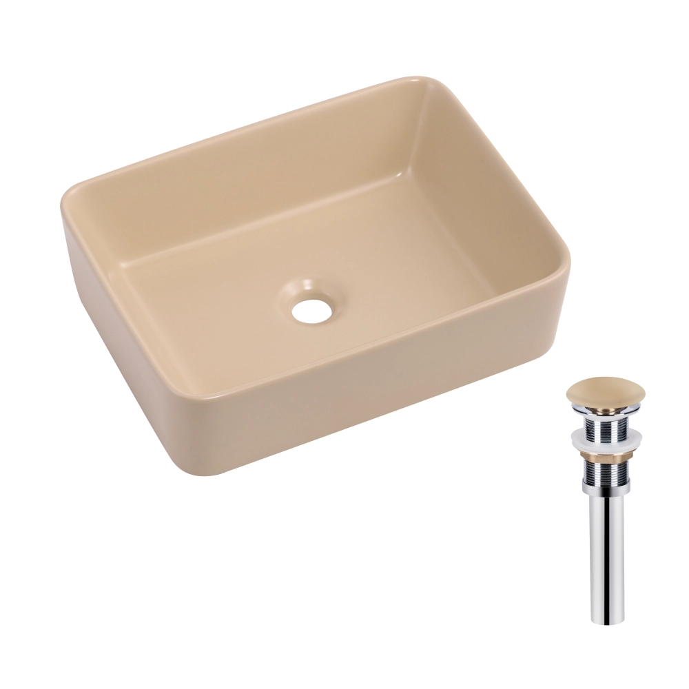 Раковина накладная прямоугольная Qtap Tern с донным клапаном 480x370x135 мм Бежевый (SD00054302) Раковина накладная прямоугольная Qtap Tern с донным клапаном 480x370x135 мм Бежевый (SD00054302)