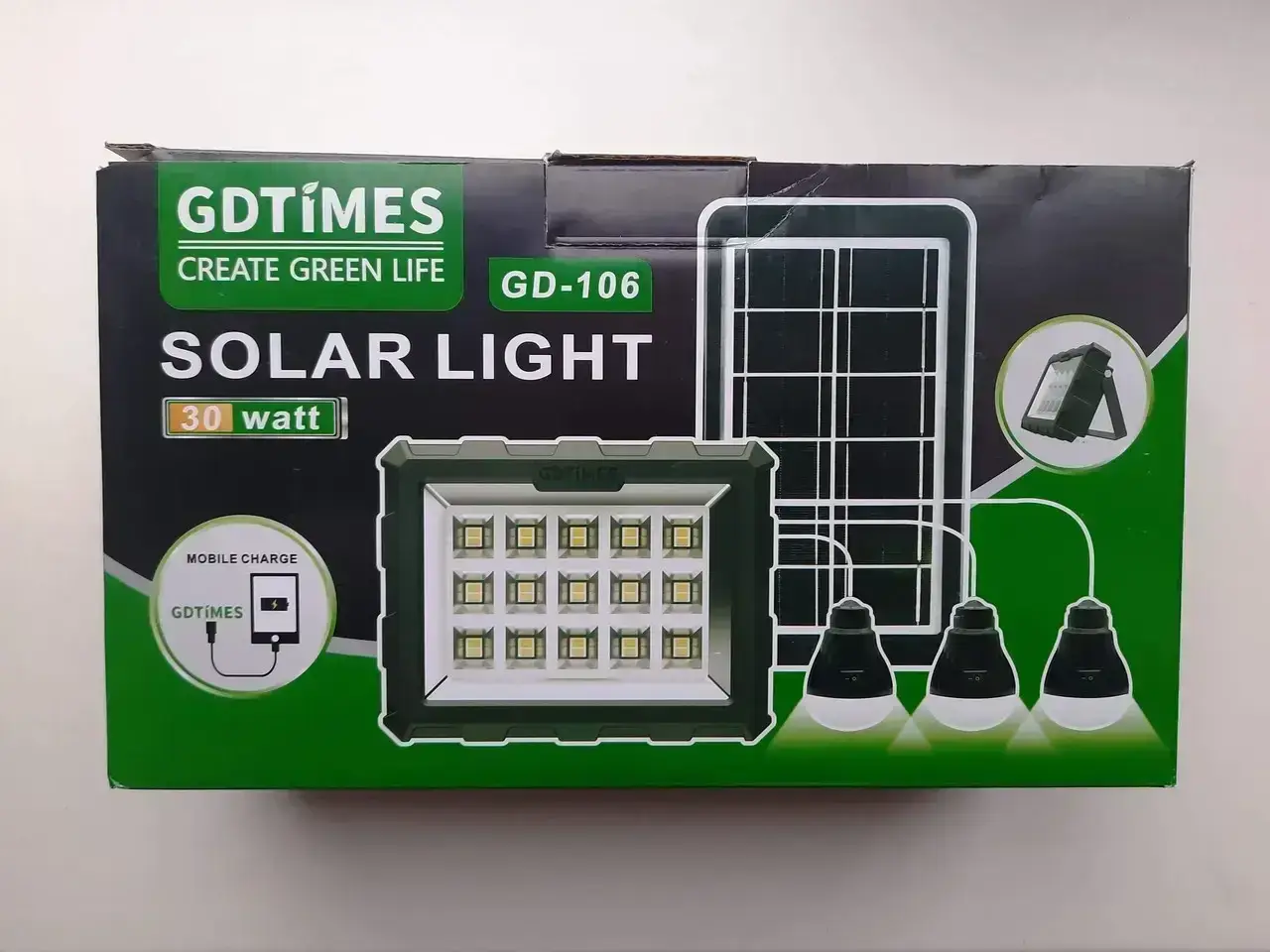 Станция портативная GDLITE GD-106 солнечная (18881850)