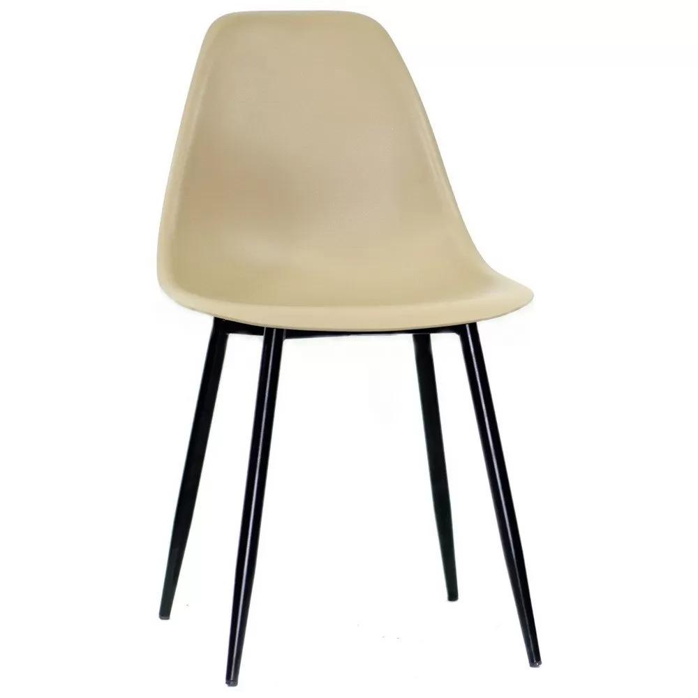Стул EAMES BASIC 06 Бежевый/Черный (114037) - фото 1