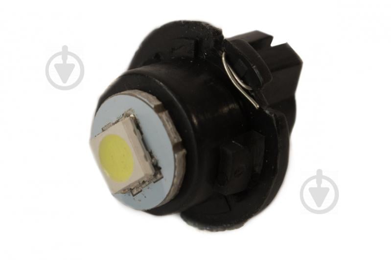 Світлодіодна лампа AllLight T 6,5 1 діод 12V B8,3d панель приладів іномарка 18*18мм WHITE