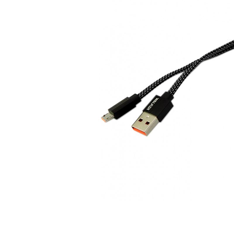 Кабель USB Walker C755 MicroUSB 0,2 м Black (60734-0616)