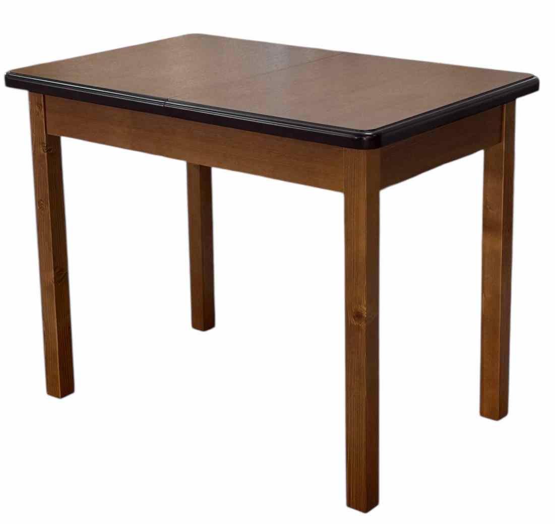 Стіл кухонний розкладний Скіф СТ-76 прямокутний 100х65 см Тікове дерево (27101950) - фото 4