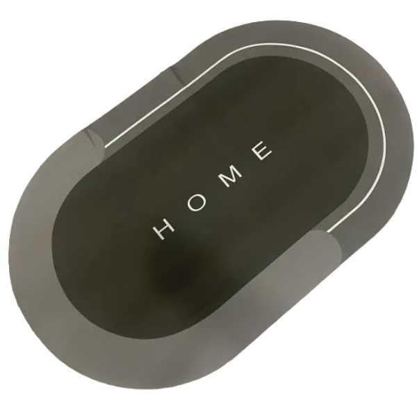 Коврик в ванную комнату Good Idea овальный влагопоглощающий противоскользящий 40х60 см Бежевый (350М)