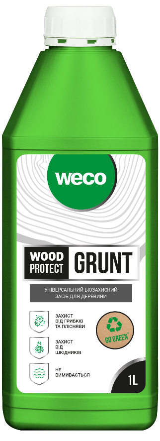 Ґрунт для деревини WECO Wood Protect Grunt 1 л