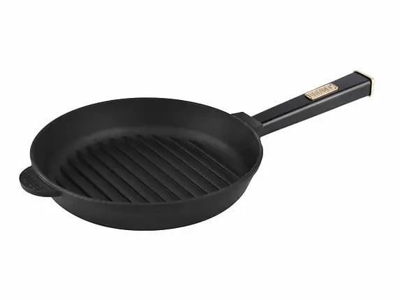 Сковорода чугунная гриль Optima-Black 260х40 мм (29-13- O2640G-P1)