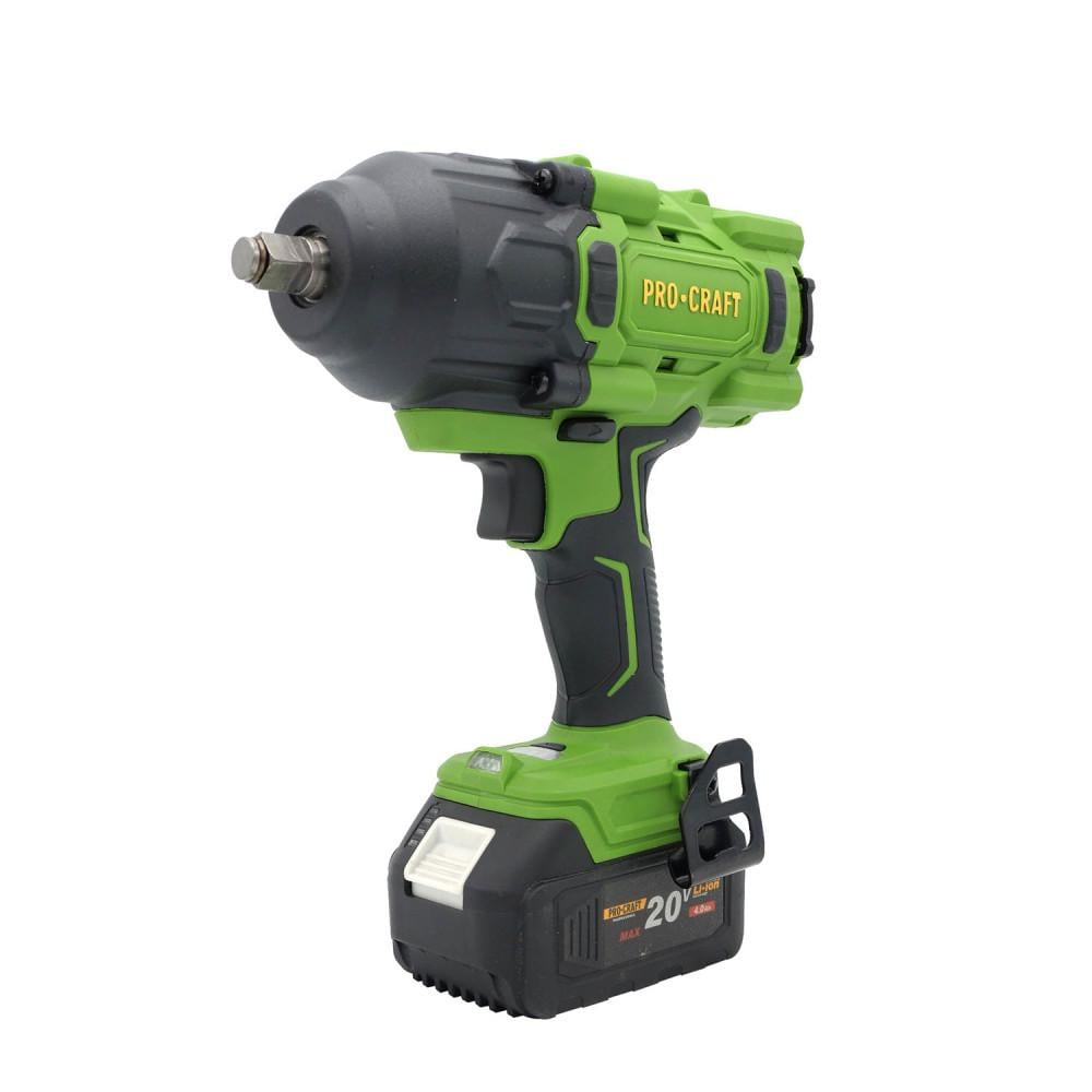 Гайковерт аккумуляторный бесщеточный ProCraft PWA80 20 В ударный 1600 Нм с патроном 1/2" без АКБ и ЗУ (3026943198)