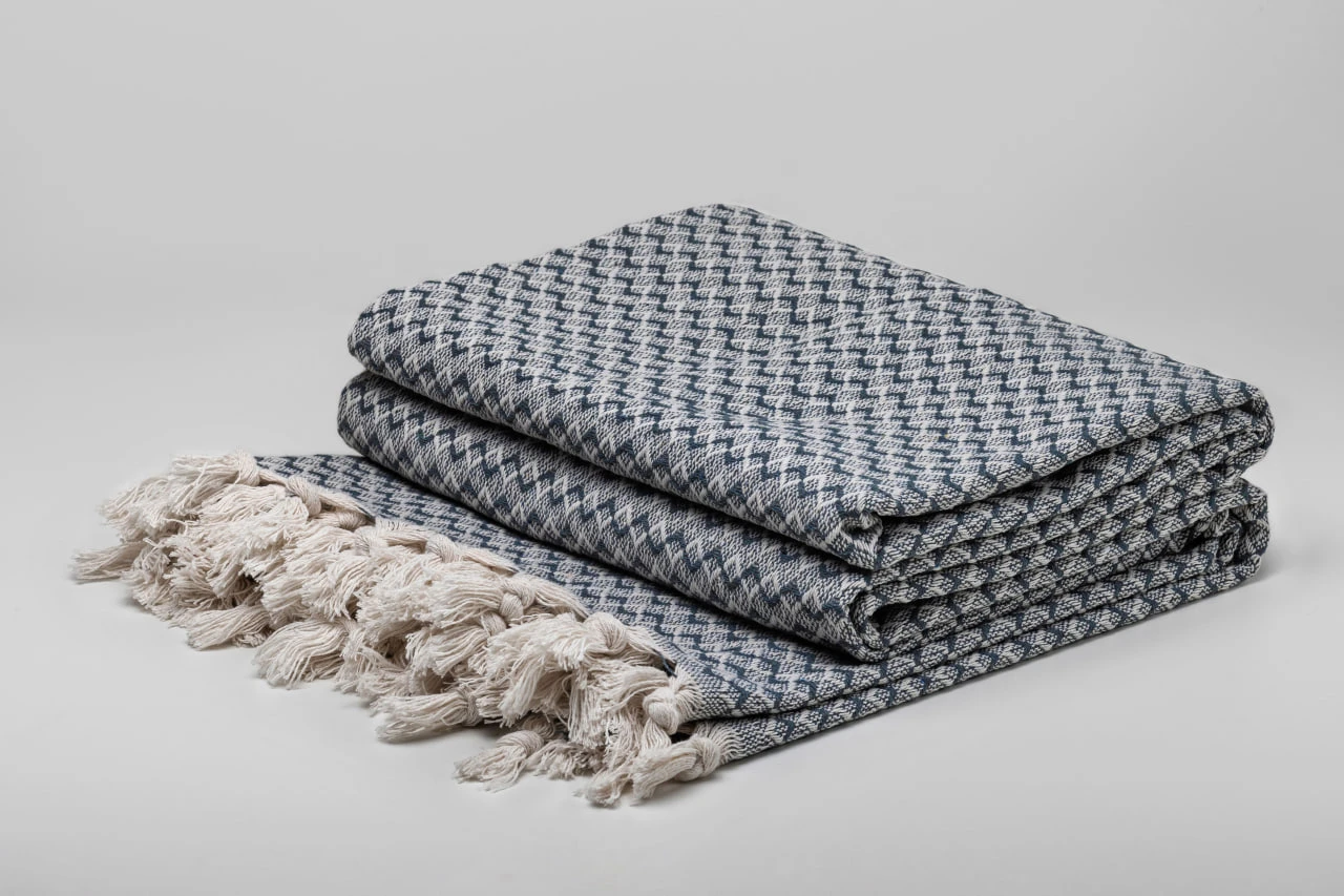 Плед HYGG Muar евро 200х230 см Графитовый (313285) - фото 2 Плед HYGG Muar евро 200х230 см Графитовый (313285) - фото 2