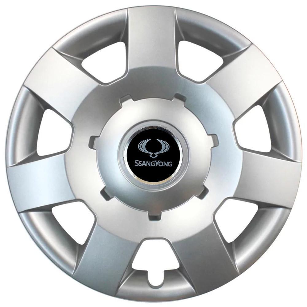 Колпаки модельные R14 SsangYong 219 4 шт. SJS Серебристый (2789079946)
