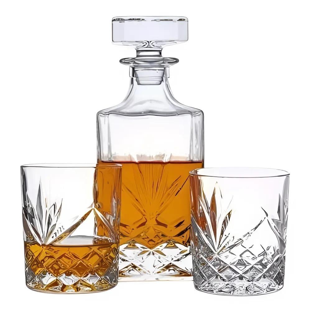 Набор для виски штоф/стаканы Stenson R32820 7 пр. 750 мл/300 мл Прозрачный (107360c6)