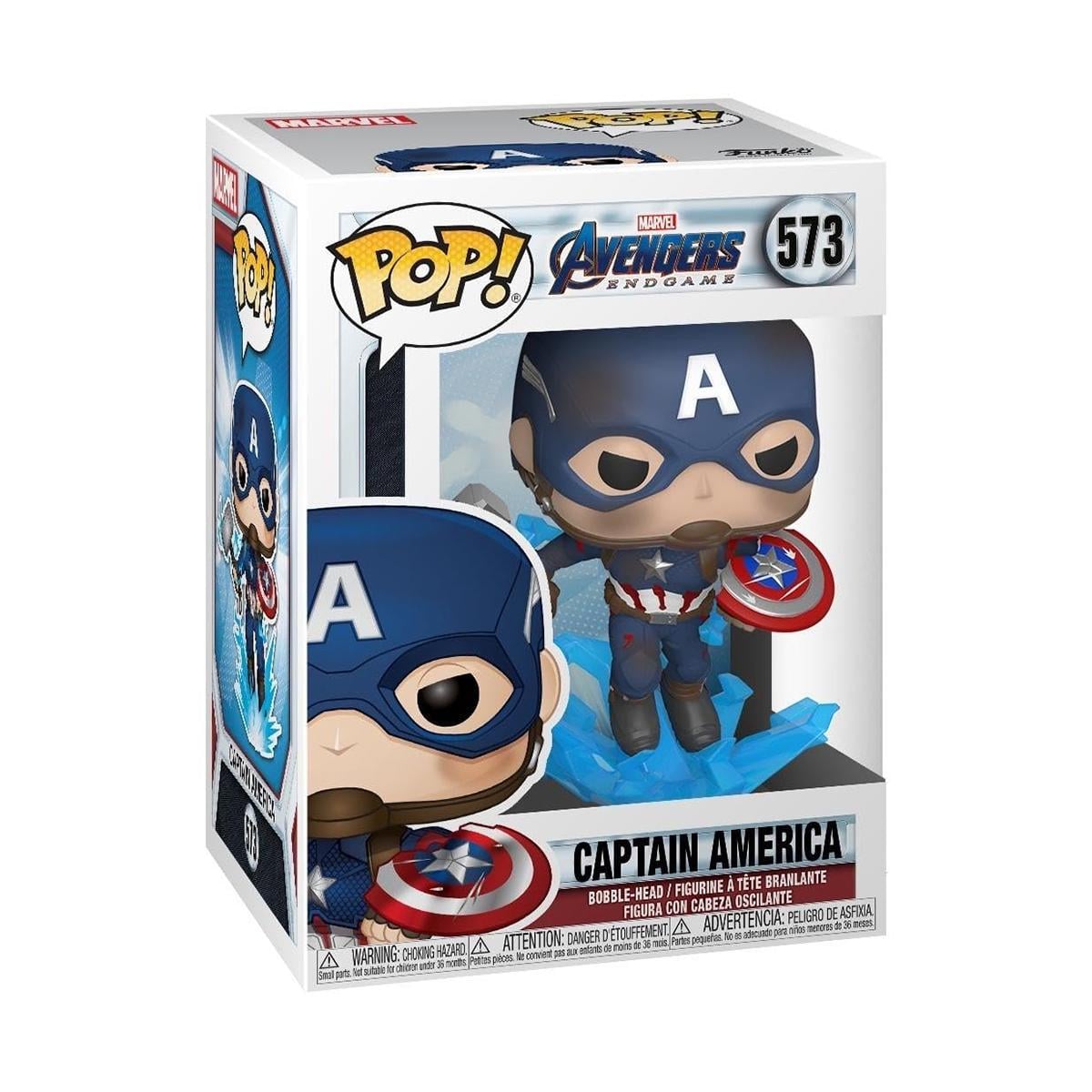 Детская игровая фигурка Funko POP коллекционная Marvel Avengers Endgame Captain America (45137) Детская игровая фигурка Funko POP коллекционная Marvel Avengers Endgame Captain America (45137)