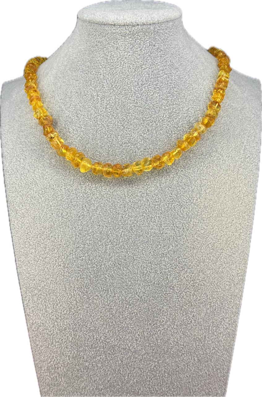 Ожерелье из янтаря лечебное 45 см (н-505)
