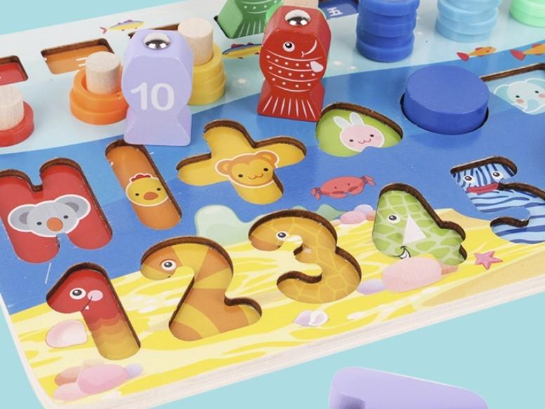 Обучающий планшет для изучения цифр форм и цветов деревянный Разноцветный - фото 5 Обучающий планшет для изучения цифр форм и цветов деревянный Разноцветный - фото 5