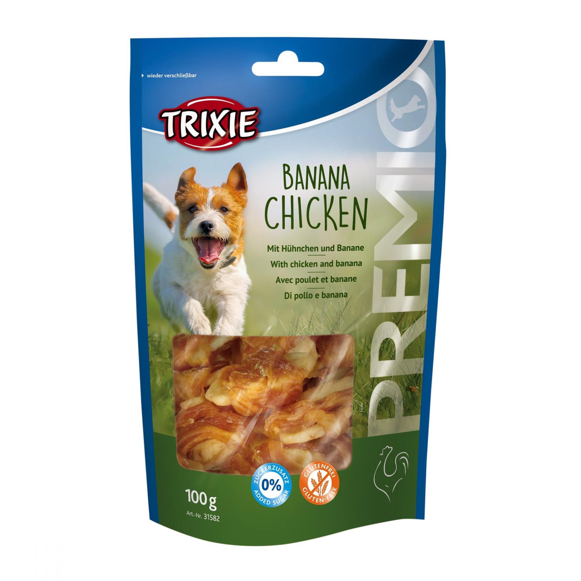 Лакомство для собак Trixie Premio Banana&Chicken 100 г (31582)