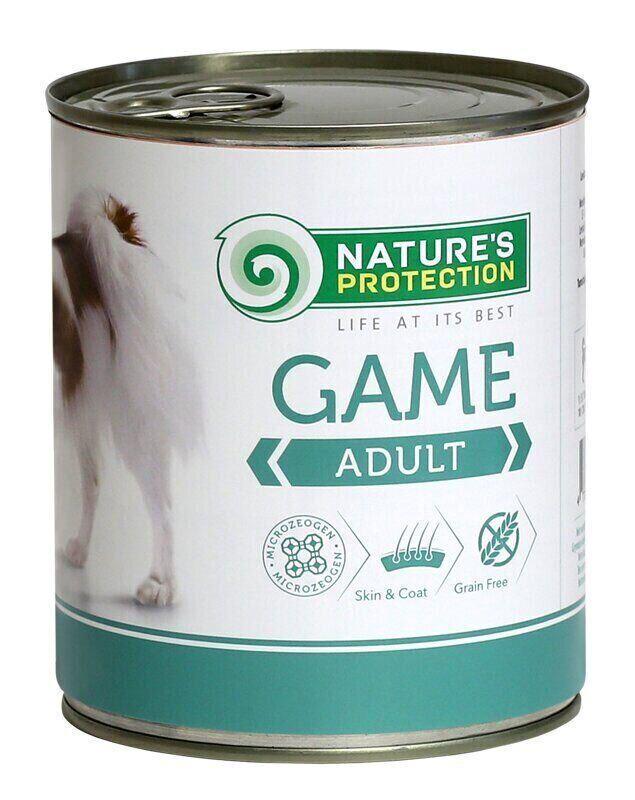 Корм вологий для собак Nature's Protection Game 400 г