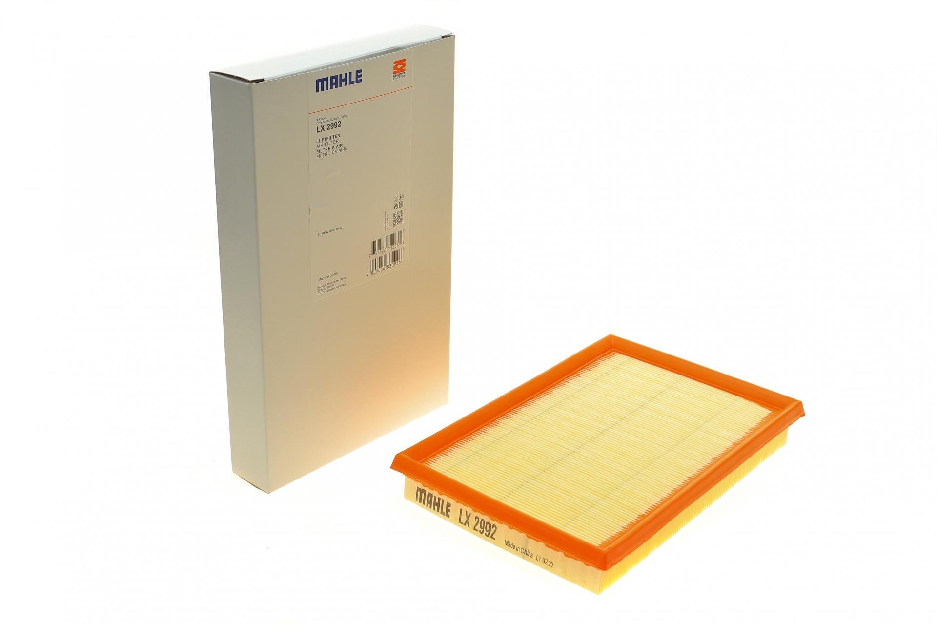 Фильтр воздушный KNECHT для Toyota RAV4 2,5 16V 12-/Camry 2,0 15- (LX 2992)