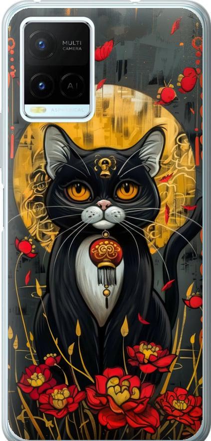 Чехол на Vivo Y21 China Cat (6134t-669-42517)