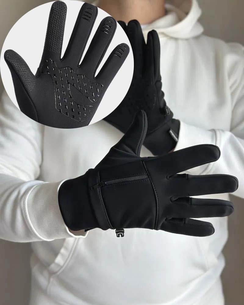 Перчатки зимние TREYANCH на флисе с карманом XL Черный - фото 6 Перчатки зимние TREYANCH на флисе с карманом XL Черный - фото 6