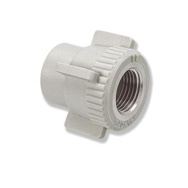 Муфта PPR Ekoplastik SZI02020KX 20 мм ВВ 1/2" (47406)