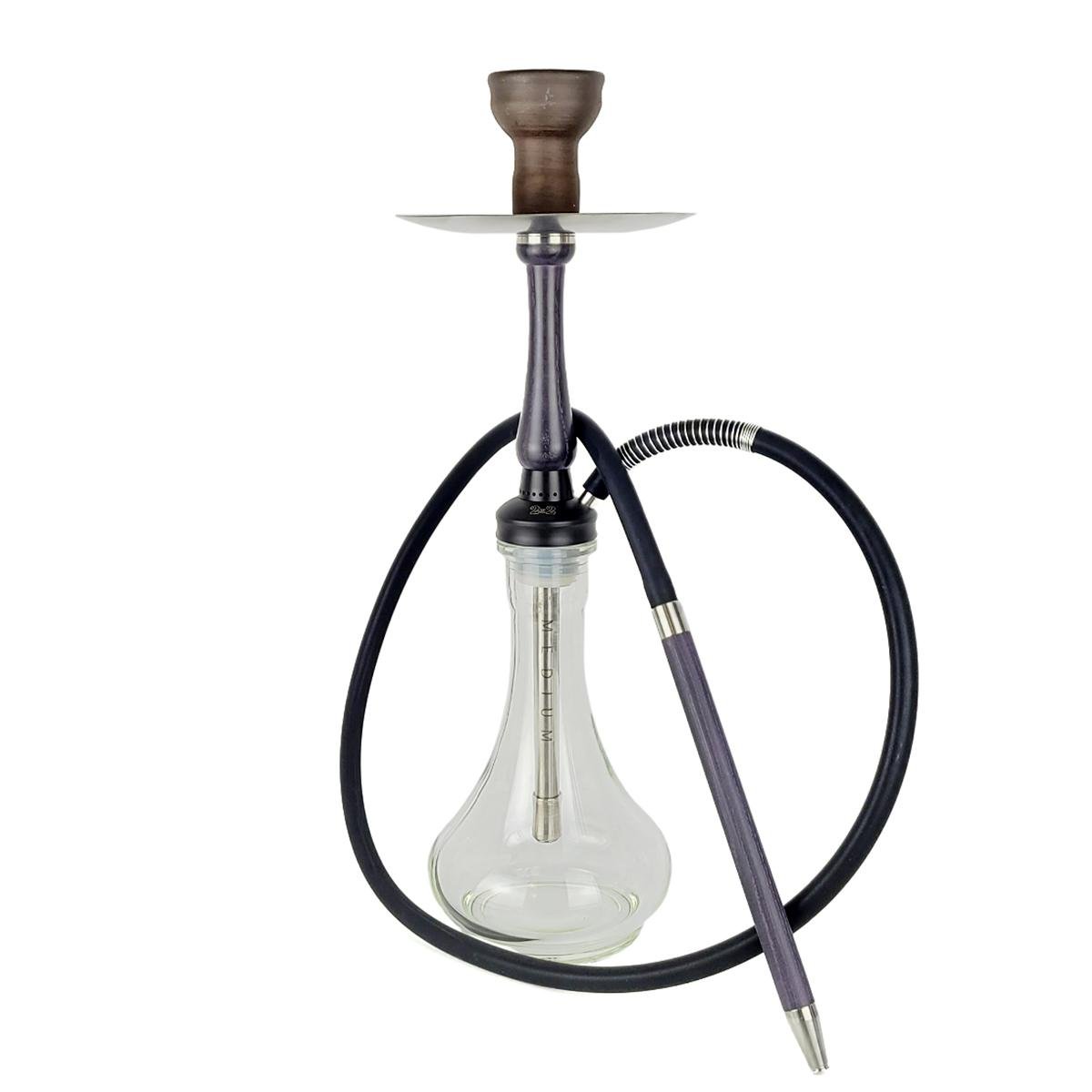 Кальян 2х2 Hookah Medium Violet Drop Clear