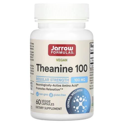 Теанин Jarrow Formulas Theanine 100 мг 60 вегетарианских капс. (JRW-15050)