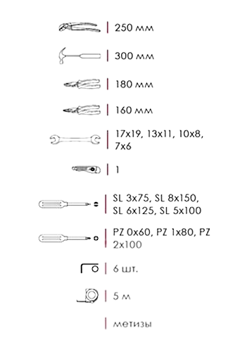 Набір слюсарного інструменту Intertool ET-6001 24 од. - фото 2 Набір слюсарного інструменту Intertool ET-6001 24 од. - фото 2