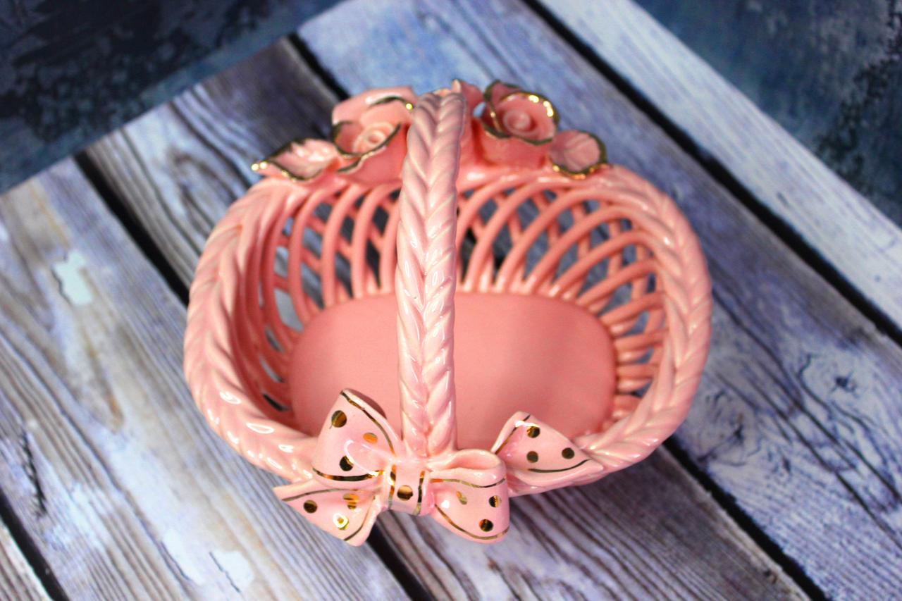 Конфетница Олька 13 см Розовый (1257175250) - фото 3 Конфетница Олька 13 см Розовый (1257175250) - фото 3