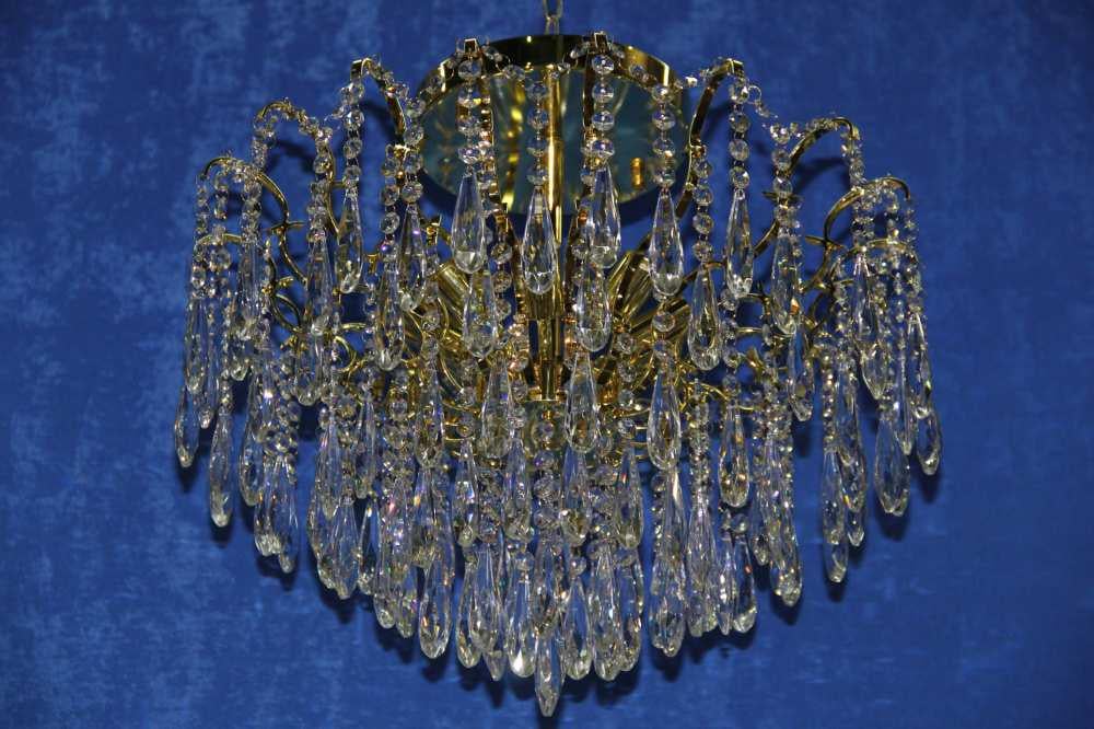 Хрустальная люстра L16074/8A DG Золото/Белый (AN000640)