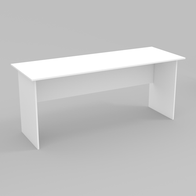 Стіл письмовий Континент 180х60х76 см Білий (28241724)