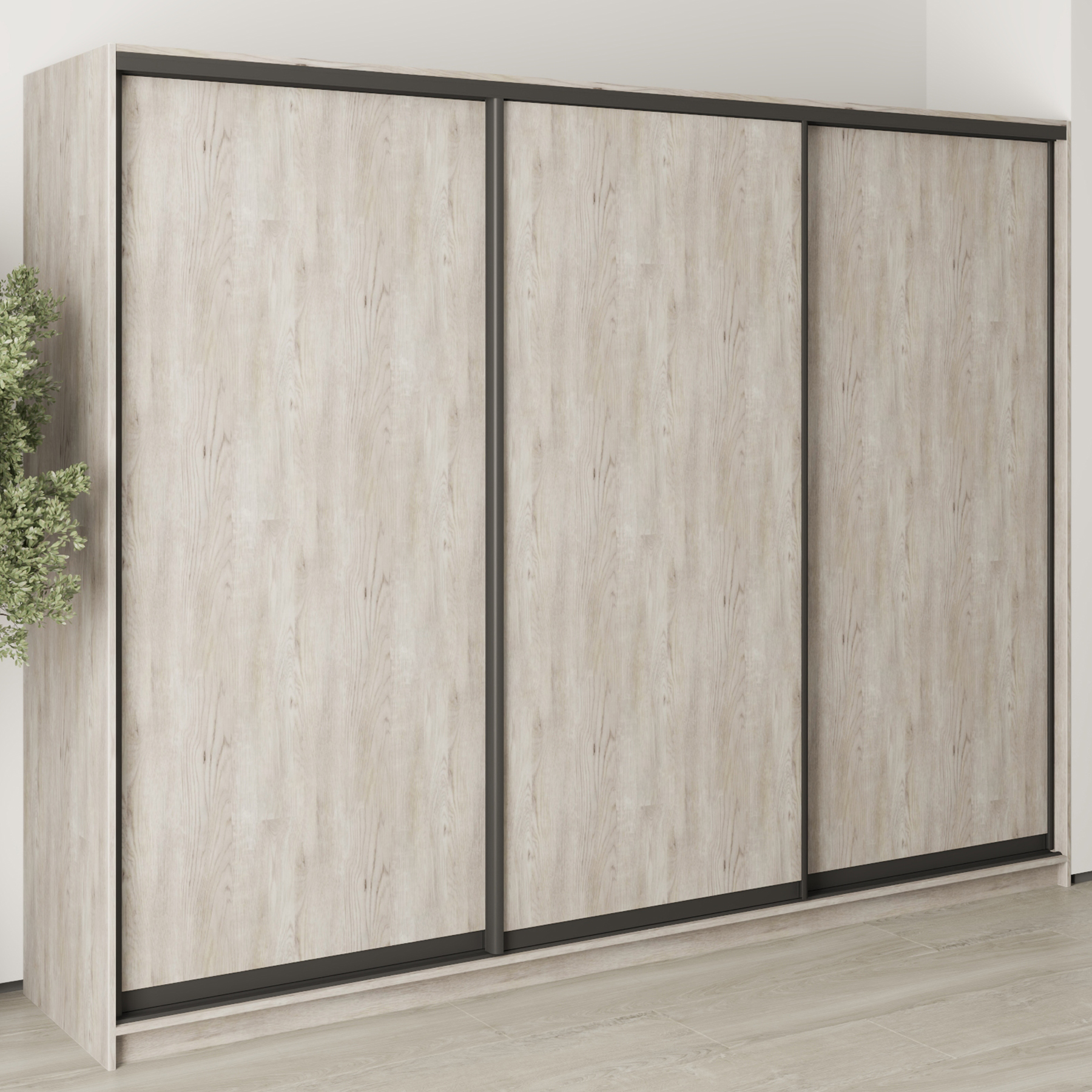 Шкаф-купе трехдверный Mebel Star Комбо BG MBS-8977 270х45х210 см Аляска серый (1008966) Шкаф-купе трехдверный Mebel Star Комбо BG MBS-8977 270х45х210 см Аляска серый (1008966)