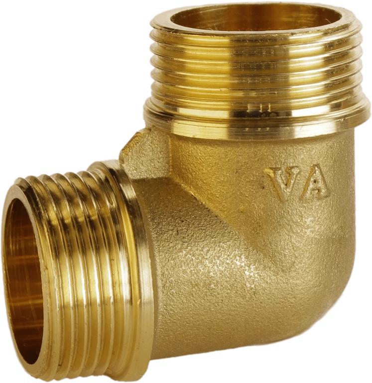 Уголок латунный 1″НРх1″НР штампованный А0131А VA (000027600)