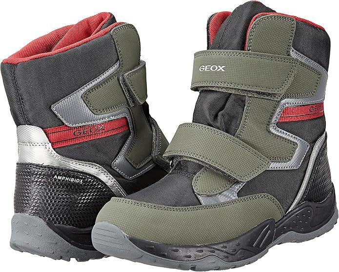 Ботинки зимние Geox Sentiero р. 38 Dark Green/Red (20070405) - фото 1