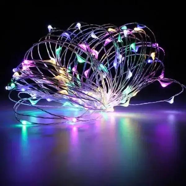 Гирлянда Роса USB/батарейки 20 м 200 LED Разноцветный (76567766) - фото 3 Гирлянда Роса USB/батарейки 20 м 200 LED Разноцветный (76567766) - фото 3